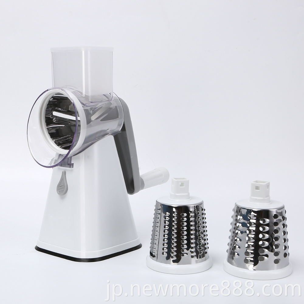 Manual Rotary Cheese Grater Shredder Drum